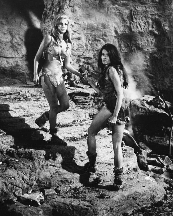 One Million Years BC Raquel Welch Martine Beswick Leggy Cavegirls 8x10 Photo
