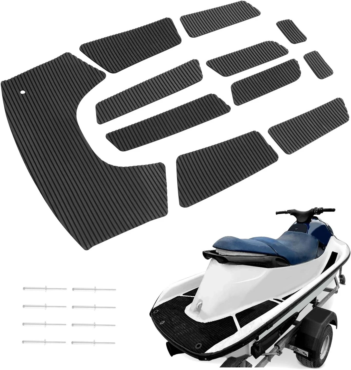 Mat Compatible with 1997-2000 Yamaha Wave Runner 760 GP 1200 800 760 Foot Pad B Mat Compatible with 1997-2000 Yamaha Wave Runner 760 GP 1200 800 760 Foot Pad B