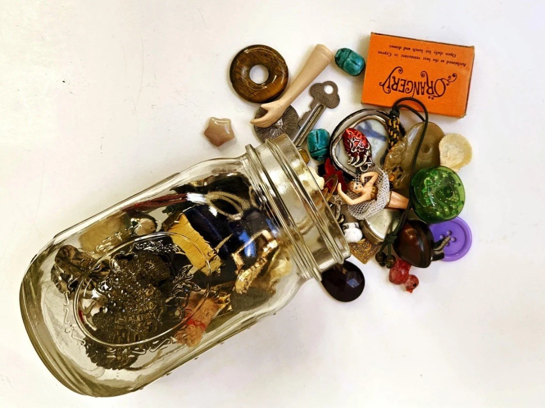 Magpie Mystery Jar Personalized Trinket And Found Item Collection Magpie Mystery Jar Personalized Trinket And Found Item Collection