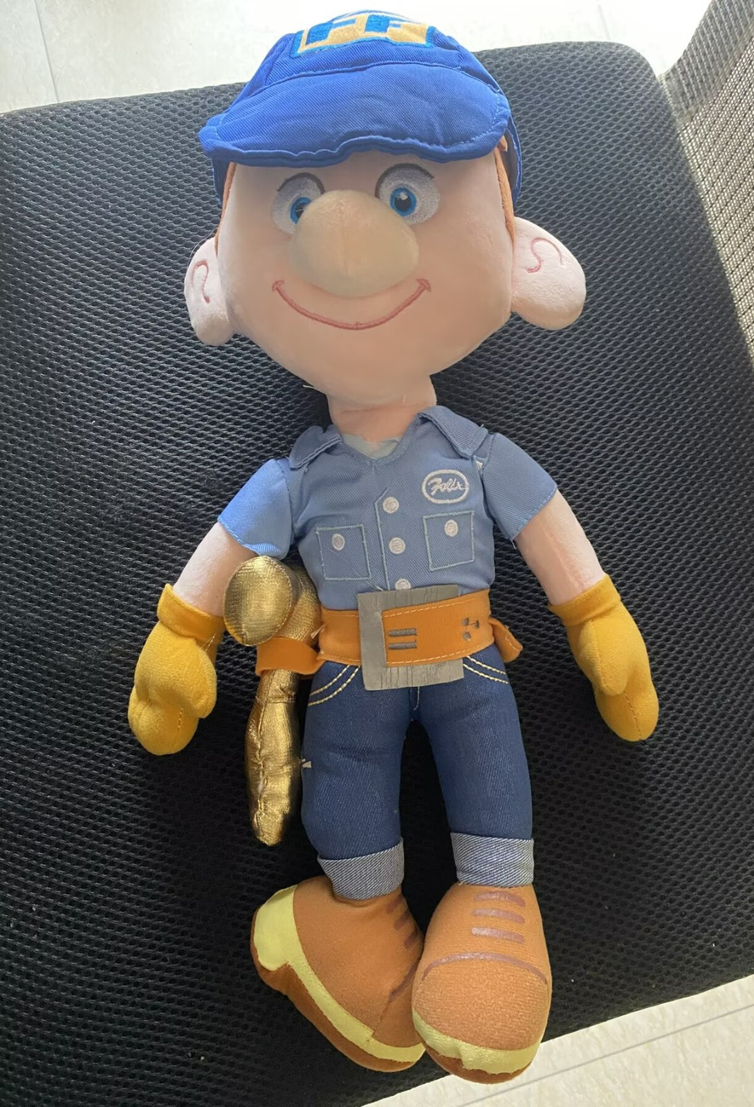 Disney Fix it Felix Gold Hammer Wreck it Ralph Movie 12" Plush Toy Disney Fix it Felix Gold Hammer Wreck it Ralph Movie 12" Plush Toy
