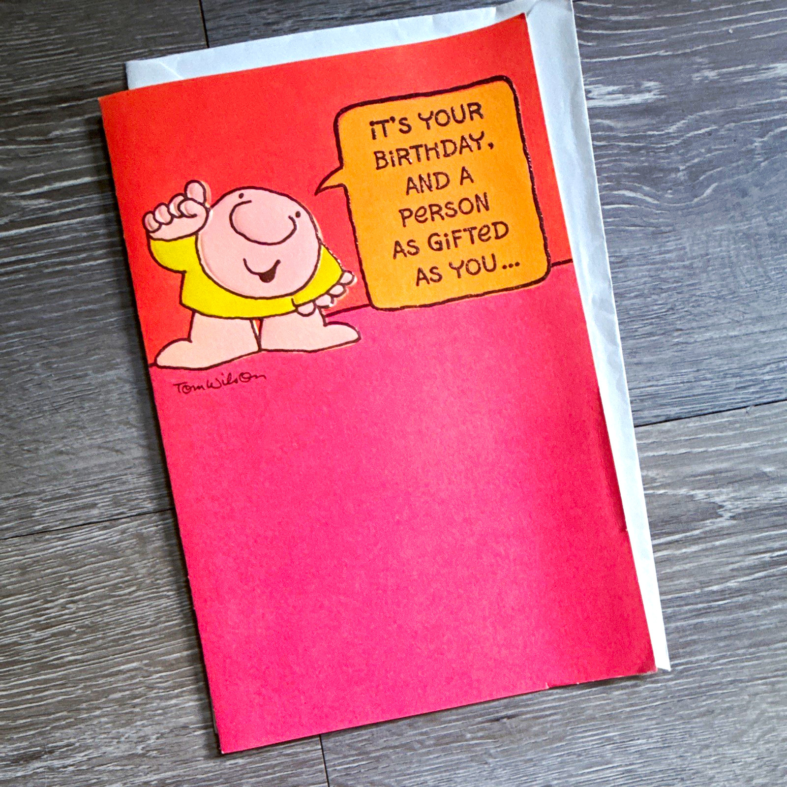 Vintage American Greetings Ziggy Birthday Greeting Card 1981 125B 401-17N Vintage American Greetings Ziggy Birthday Greeting Card 1981 125B 401-17N