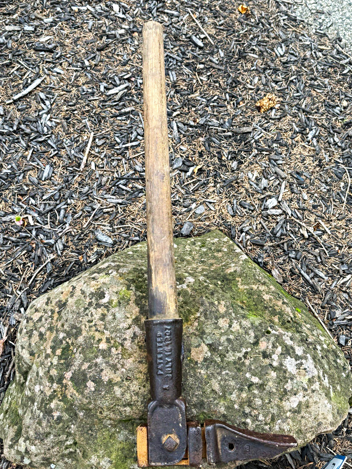 Antique M.E. Johnson Railroad Car Puller Tool Patented July 16 1907 RR Mover 24"