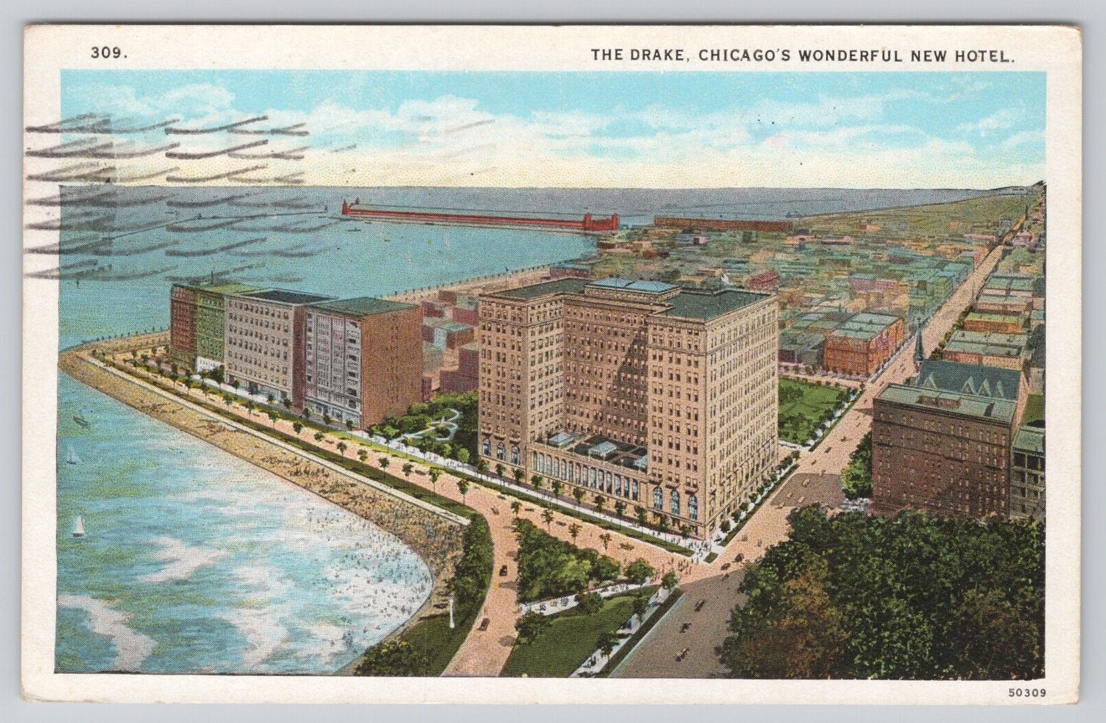 Postcard The Drake Chicago\'s, wonderful new hotel, Illinois