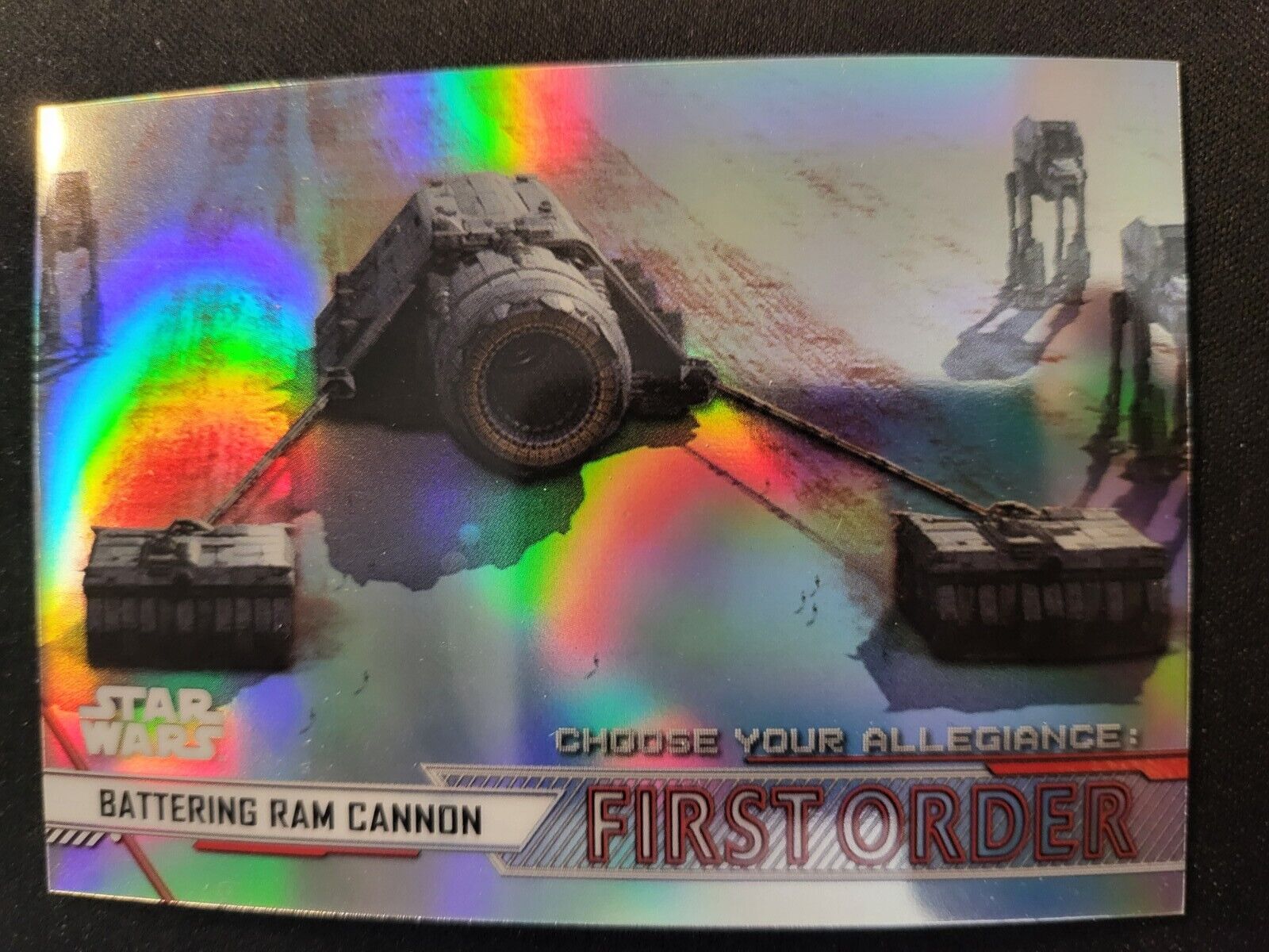 2020 Topps Chrome Star Wars Perspectives First Order Battering  Card REFRACTOR