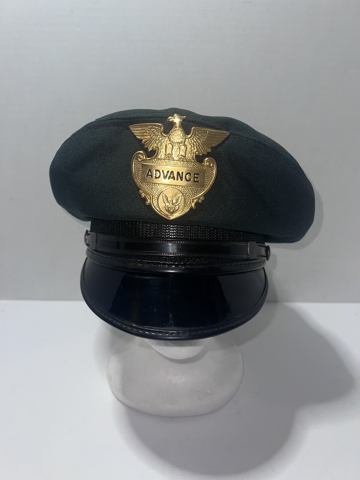 Vintage US Army Officer's Size Large Visor Bell Hat - Vet Hat Or Fraternal? Vintage US Army Officer's Size Large Visor Bell Hat - Vet Hat Or Fraternal?