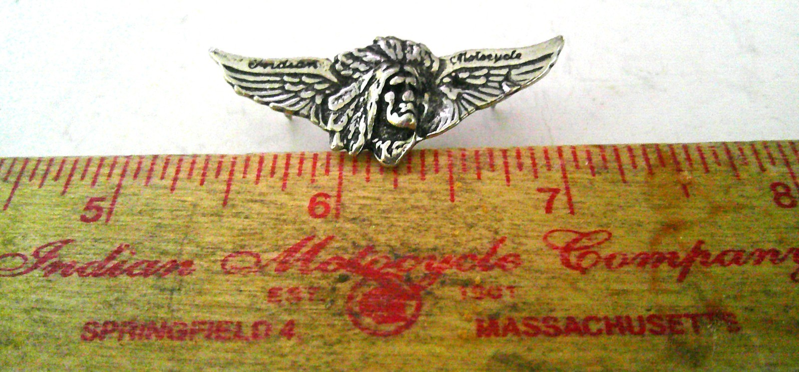 Indian Motocycle pin vintage collectible old biker vest USA MC cycle memorabilia Indian Motocycle pin vintage collectible old biker vest USA MC cycle memorabilia