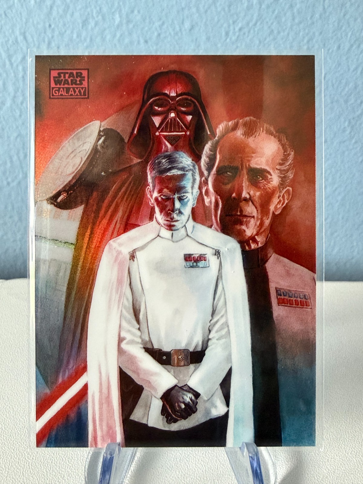2026 Topps Star Wars Galaxy #23 Trinity of Evil 5/5 Red Refractor