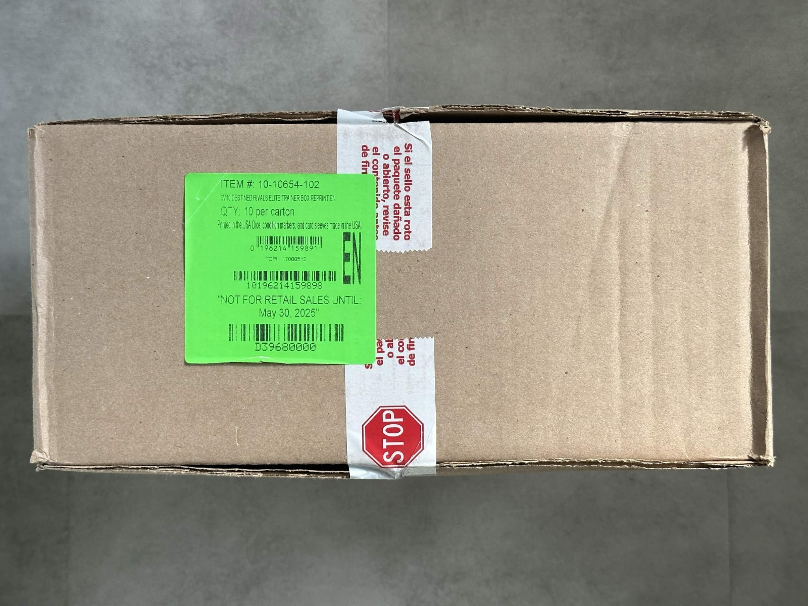 Pokemon TCG: Destined Rivals - Elite Trainer Box (ETB) Case of 10 new and sealed Pokemon TCG: Destined Rivals - Elite Trainer Box (ETB) Case of 10 new and sealed