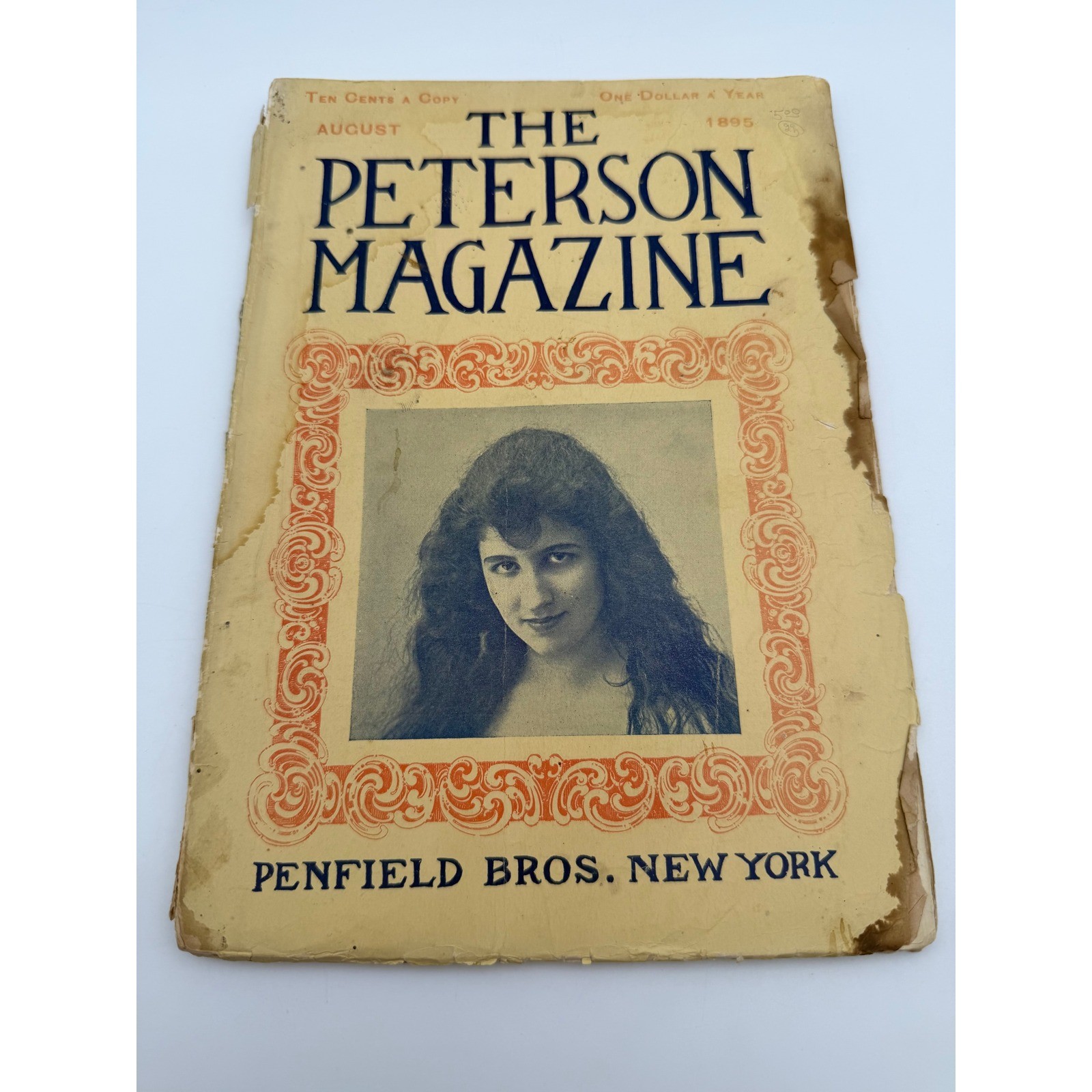 Antique The Peterson Magazine August 1895 Penfield Bros New York Victorian Paper Antique The Peterson Magazine August 1895 Penfield Bros New York Victorian Paper
