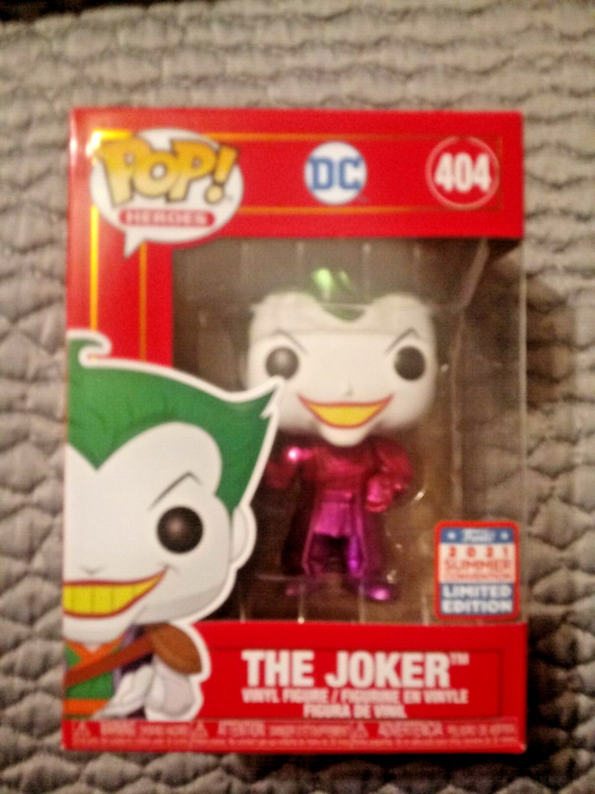 Funko DC The Joker 404 Metallic Purple Imperial Palace 2021 Shanghai US seller