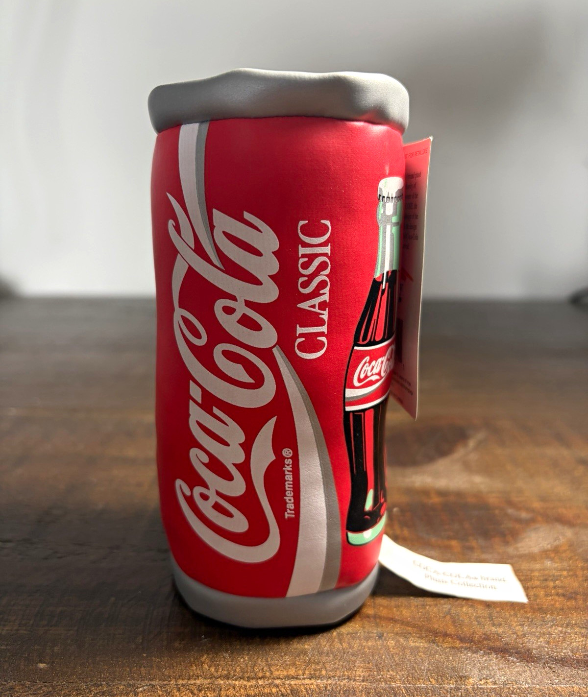 Vintage Coca-Cola Classic Can Plush Stuffed Toy 1996 With Original Tags Vintage Coca-Cola Classic Can Plush Stuffed Toy 1996 With Original Tags