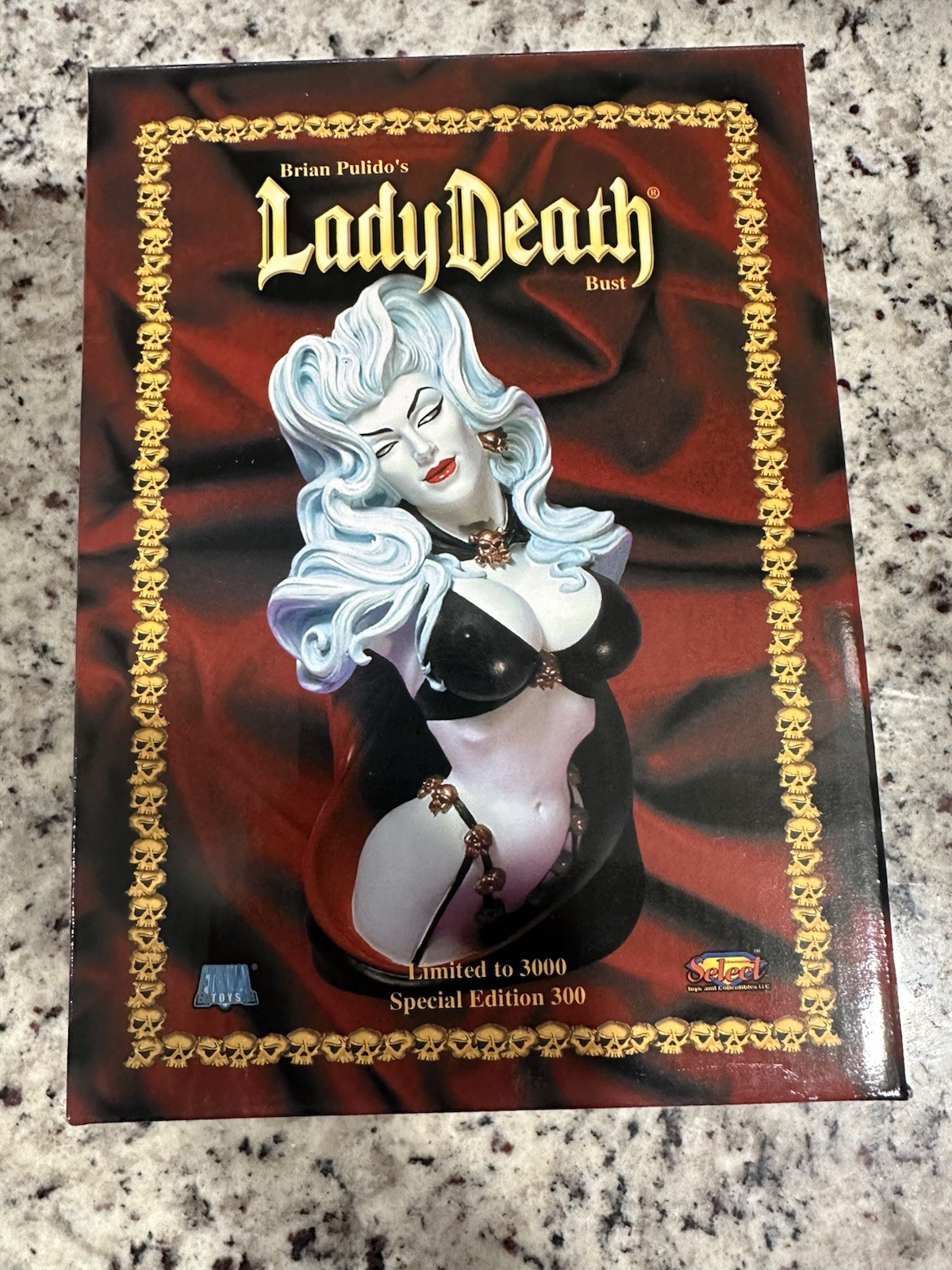 Lady Death Mini Bust Statue Figure Limited Edition 3000 w COA Brian Pulido Chaos Lady Death Mini Bust Statue Figure Limited Edition 3000 w COA Brian Pulido Chaos