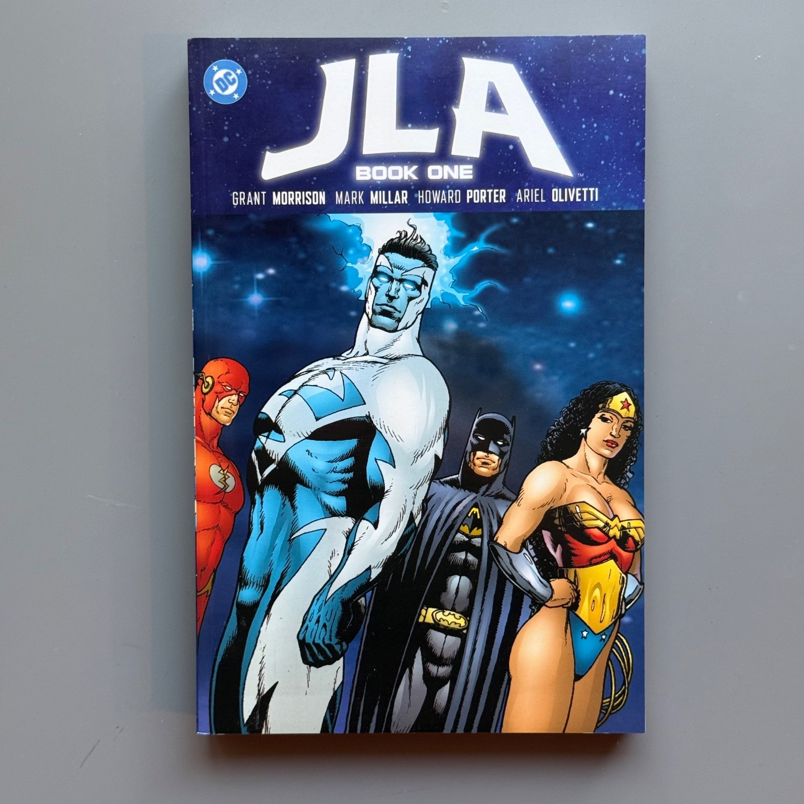 JLA Book One DC TPB Grant Morrison Howard Porter Paperback Vol 1 Justice League JLA Book One DC TPB Grant Morrison Howard Porter Paperback Vol 1 Justice League