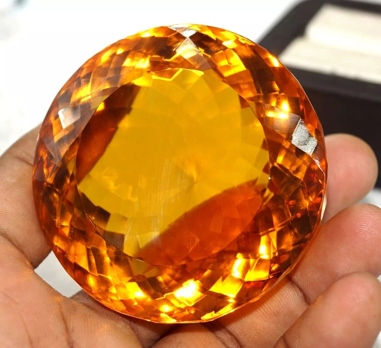 500 Ct Certified Yellow Huge Citrine Natural Brazilian Round Cut Loose Gemstone 500 Ct Certified Yellow Huge Citrine Natural Brazilian Round Cut Loose Gemstone
