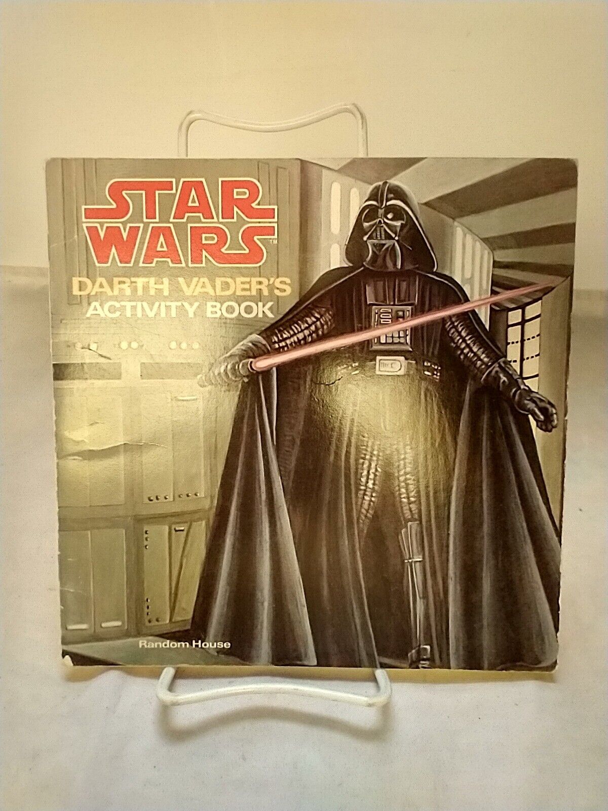 Star Wars Darth Vader's Activity Book Paperback Vintage 1979 Random House Used
