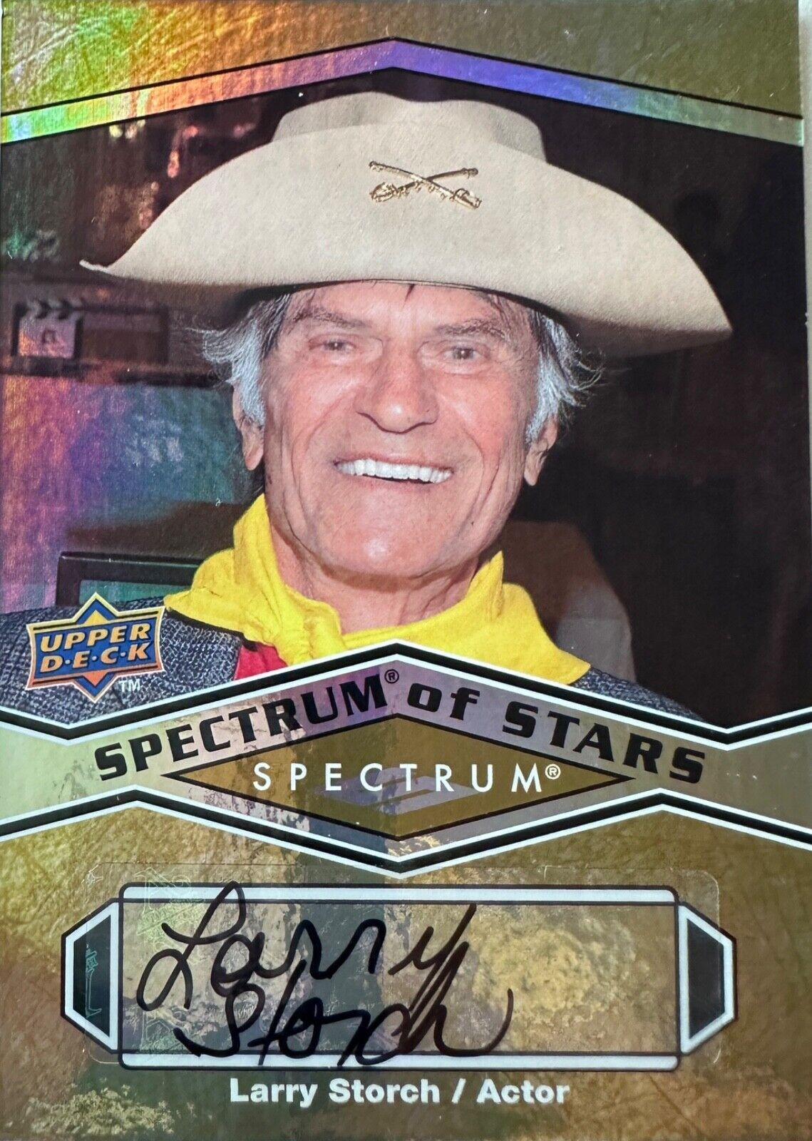 Larry Storch - F Troop 2009 Upper Deck Spectrum of Stars Autographed Card