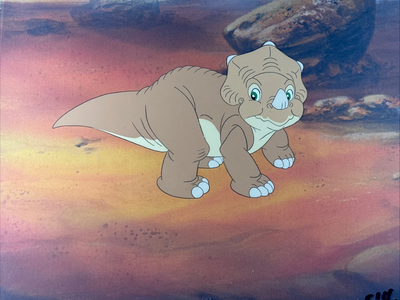 THE LAND BEFORE TIME Animation Cel Production Art Don Bluth Movie 1988 #1 I1 THE LAND BEFORE TIME Animation Cel Production Art Don Bluth Movie 1988 #1 I1