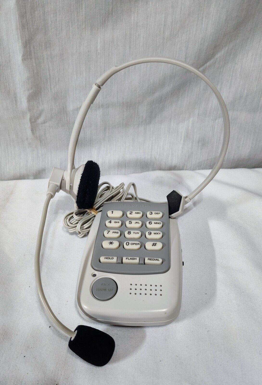 Vintage Radio Shack Desk Dialer And Headset