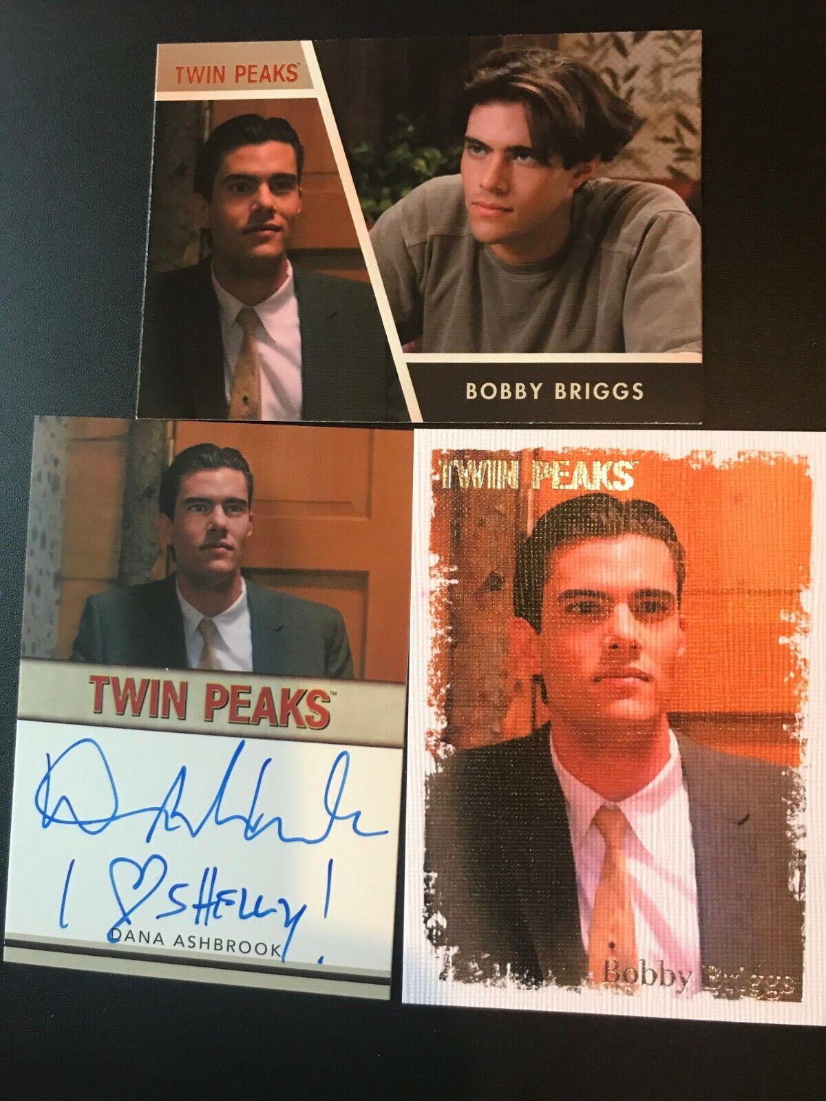 2019 Twin Peaks Archives BOBBY BRIGGS DANA ASHBROOK I LOVE SHELLY AUTOGRAPH NEW