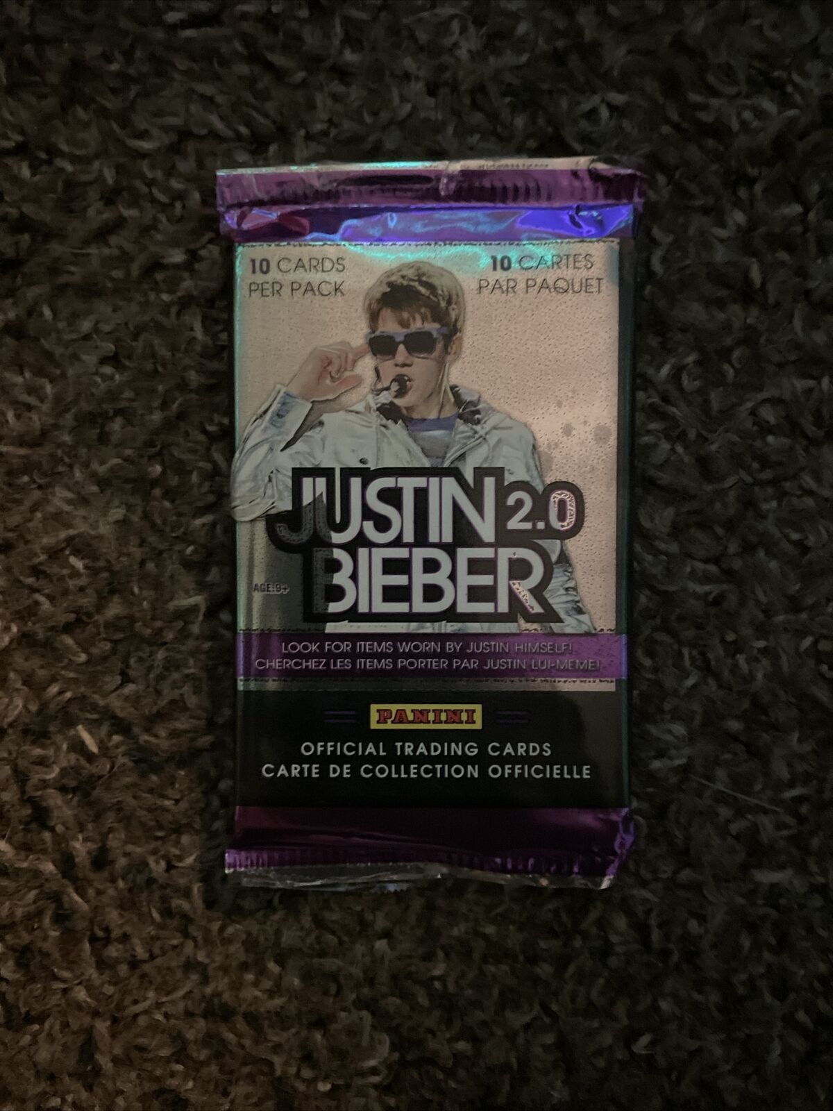 Justin Bieber Vintage Souvenir Trading Cards Opened