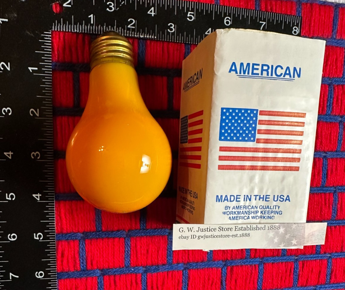 BOXof1 new USA PUMPKIN orange PARTY outdoor sign LIGHT BULB 25w A19 HALLOWEEN BOXof1 new USA PUMPKIN orange PARTY outdoor sign LIGHT BULB 25w A19 HALLOWEEN