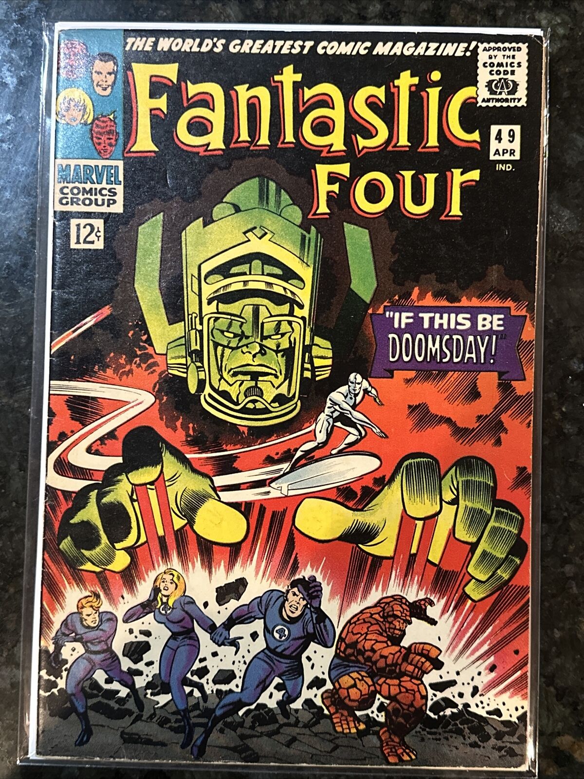 Fantastic Four #49 1966 Key Marvel Comic Book 1st Full Appearance Of Galactus