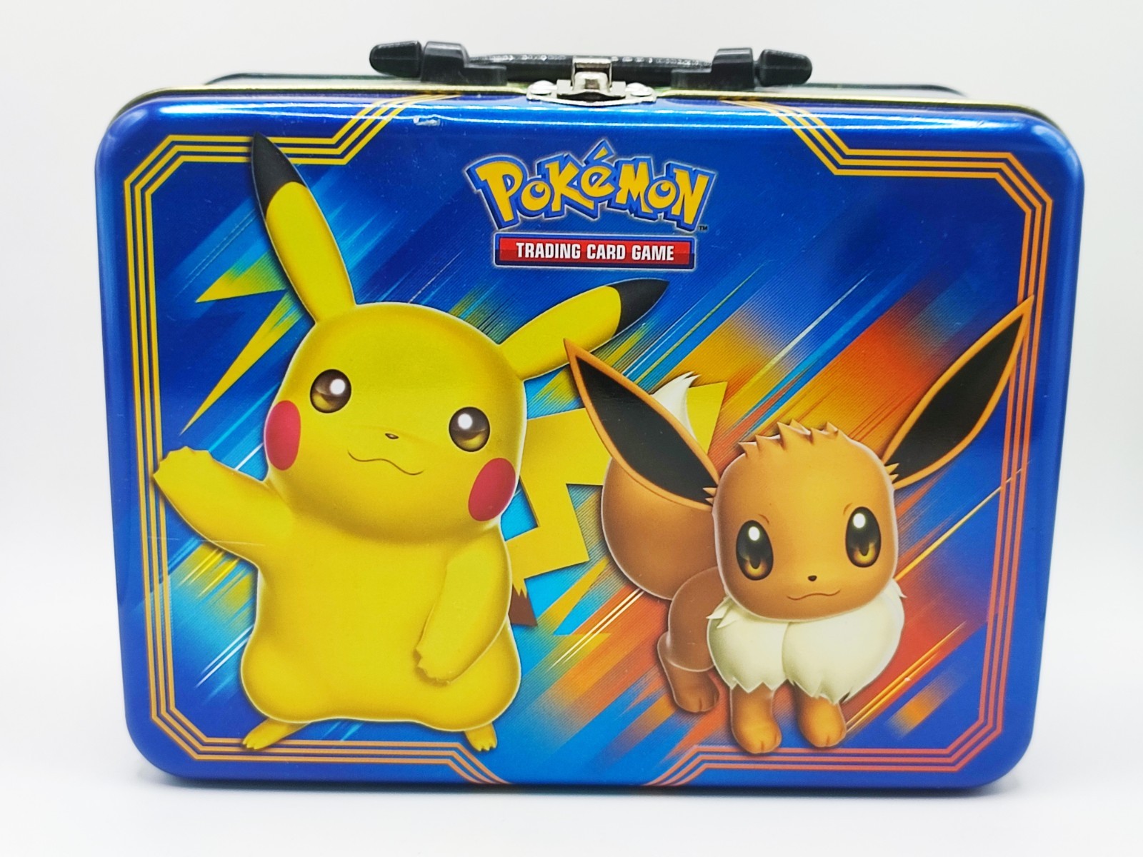 2018 POKEMON TCG WOC - FALL COLLECTORS CHEST TIN - PIKACHU & EEVEE - GREAT COND 2018 POKEMON TCG WOC - FALL COLLECTORS CHEST TIN - PIKACHU & EEVEE - GREAT COND