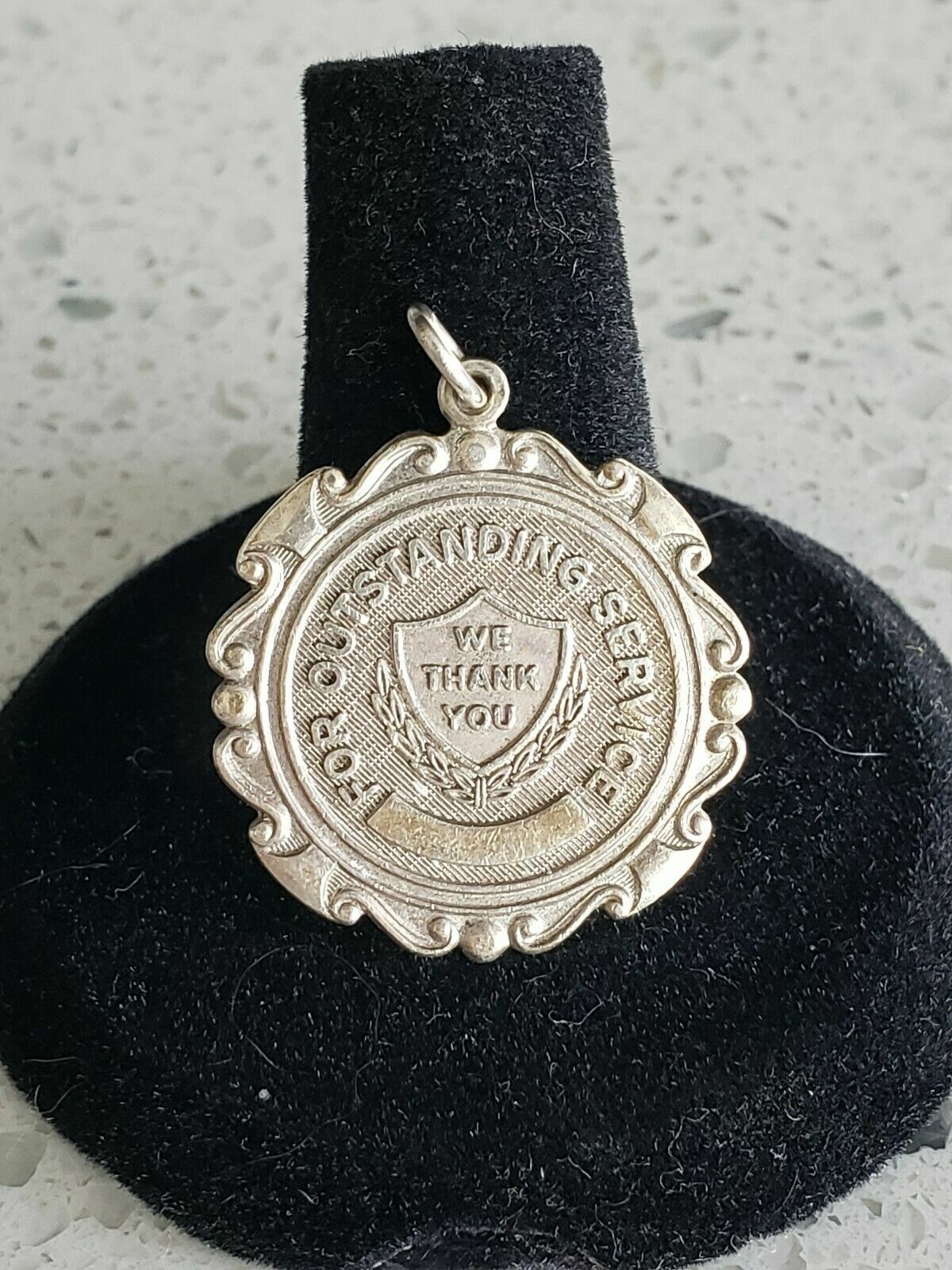 Vintage Sterling Silver Year Service Award Charm/Pendant LCPL Vintage Sterling Silver Year Service Award Charm/Pendant LCPL