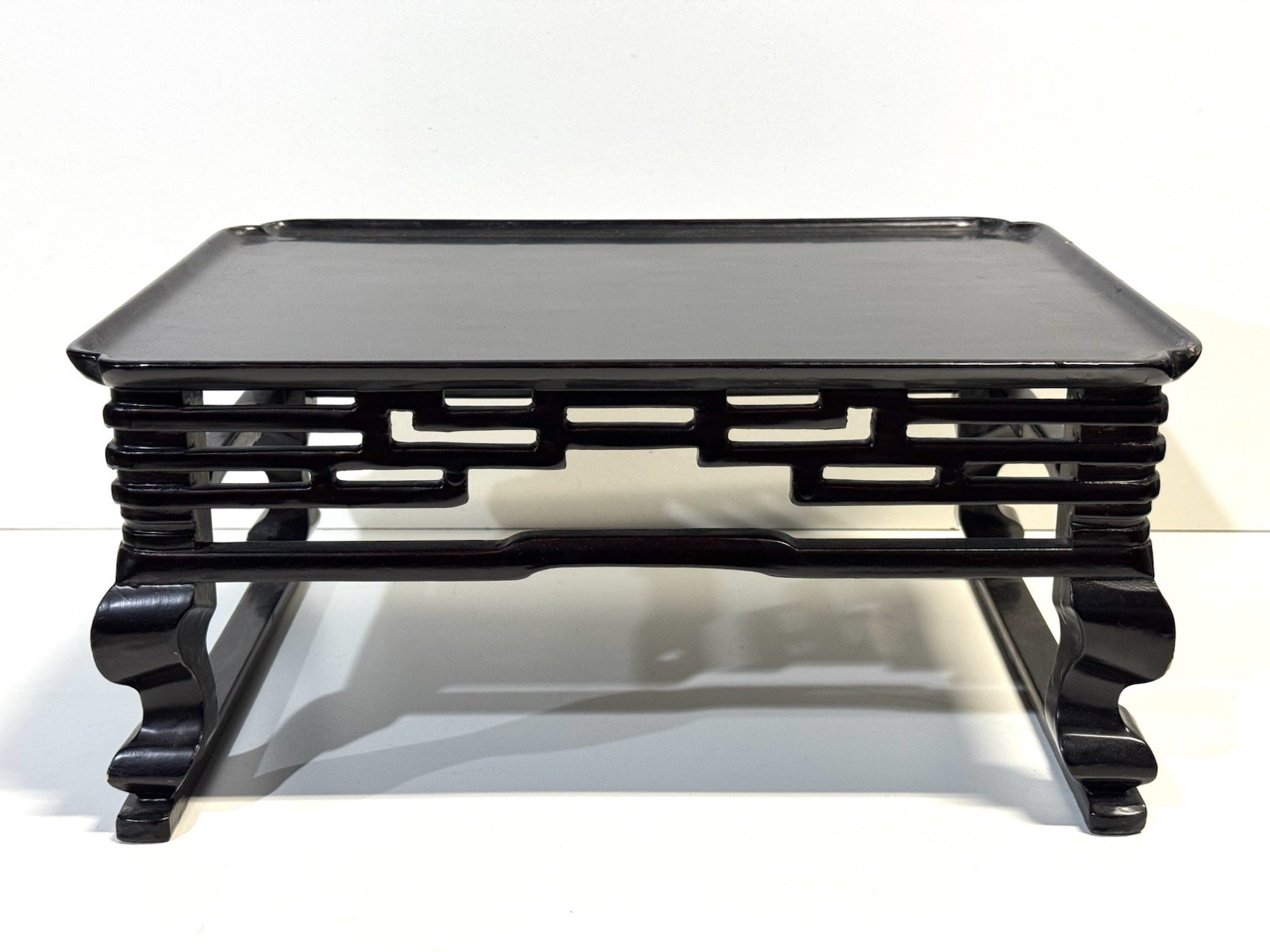 Vintage Korean Wood Low Table Display Stand Vintage Korean Wood Low Table Display Stand