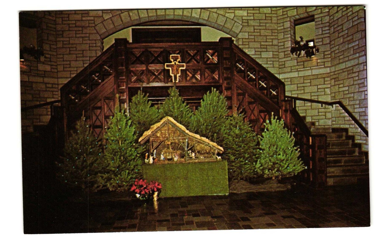 St PASCHAL FRIARY Oak Brook IL vintage postcard unposted St PASCHAL FRIARY Oak Brook IL vintage postcard unposted