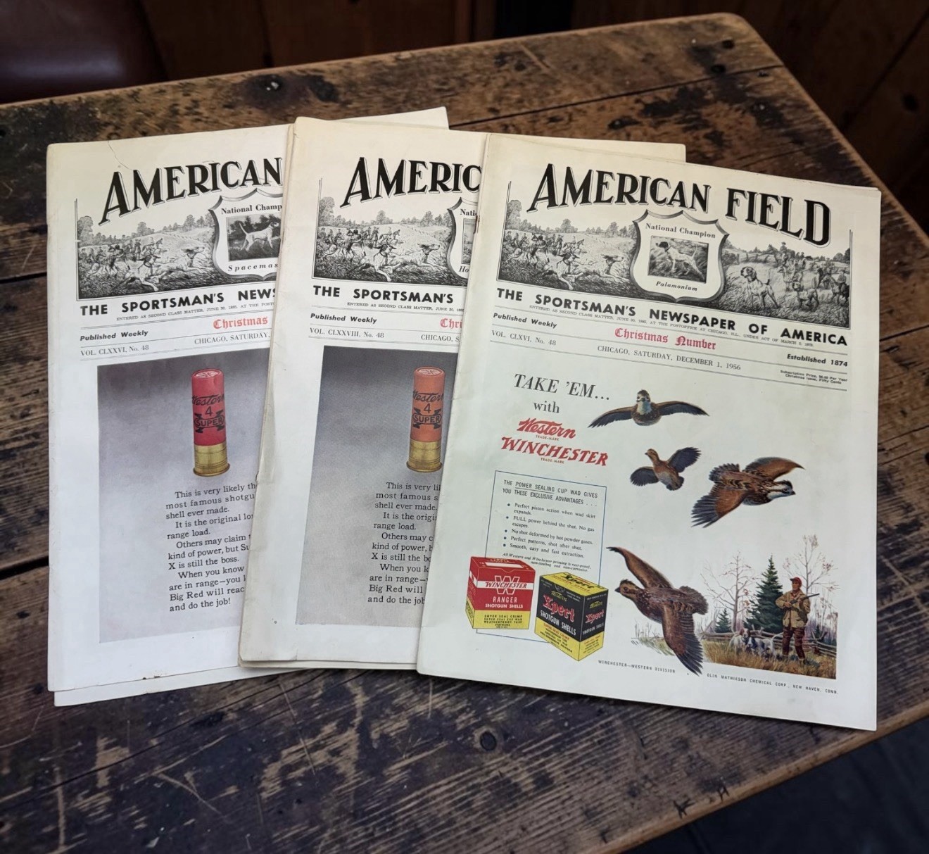 Vtg- Original Dec. 1956~1962 The American Field Sportmans Newspaper of America Vtg- Original Dec. 1956~1962 The American Field Sportmans Newspaper of America