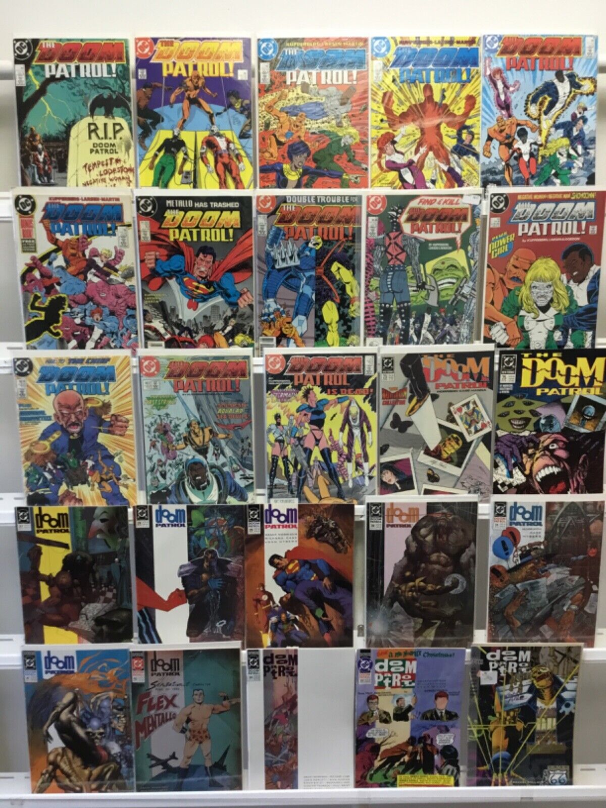 DC Comics Doom Patrol Comic Book Lot of 25
