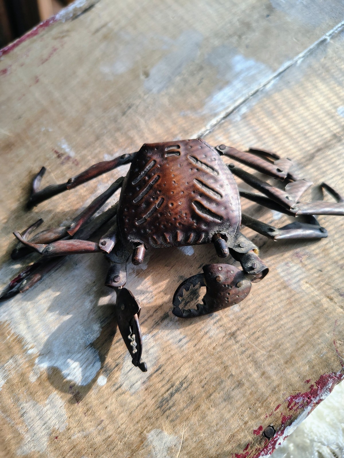 Vintage Chinese  Reticulated Crab