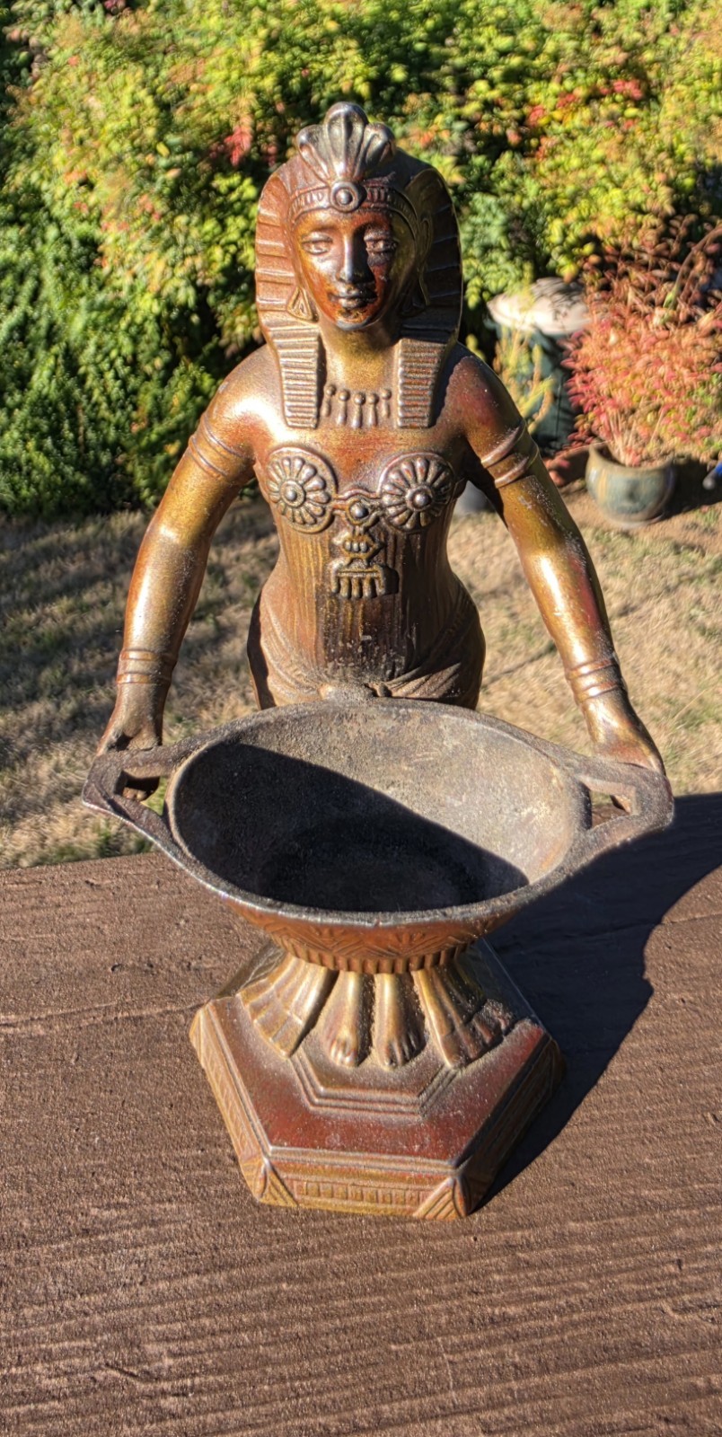Vintage 1920's Art Deco Vantine's No 1272 Egyptian Revival Incense Burner France Vintage 1920's Art Deco Vantine's No 1272 Egyptian Revival Incense Burner France