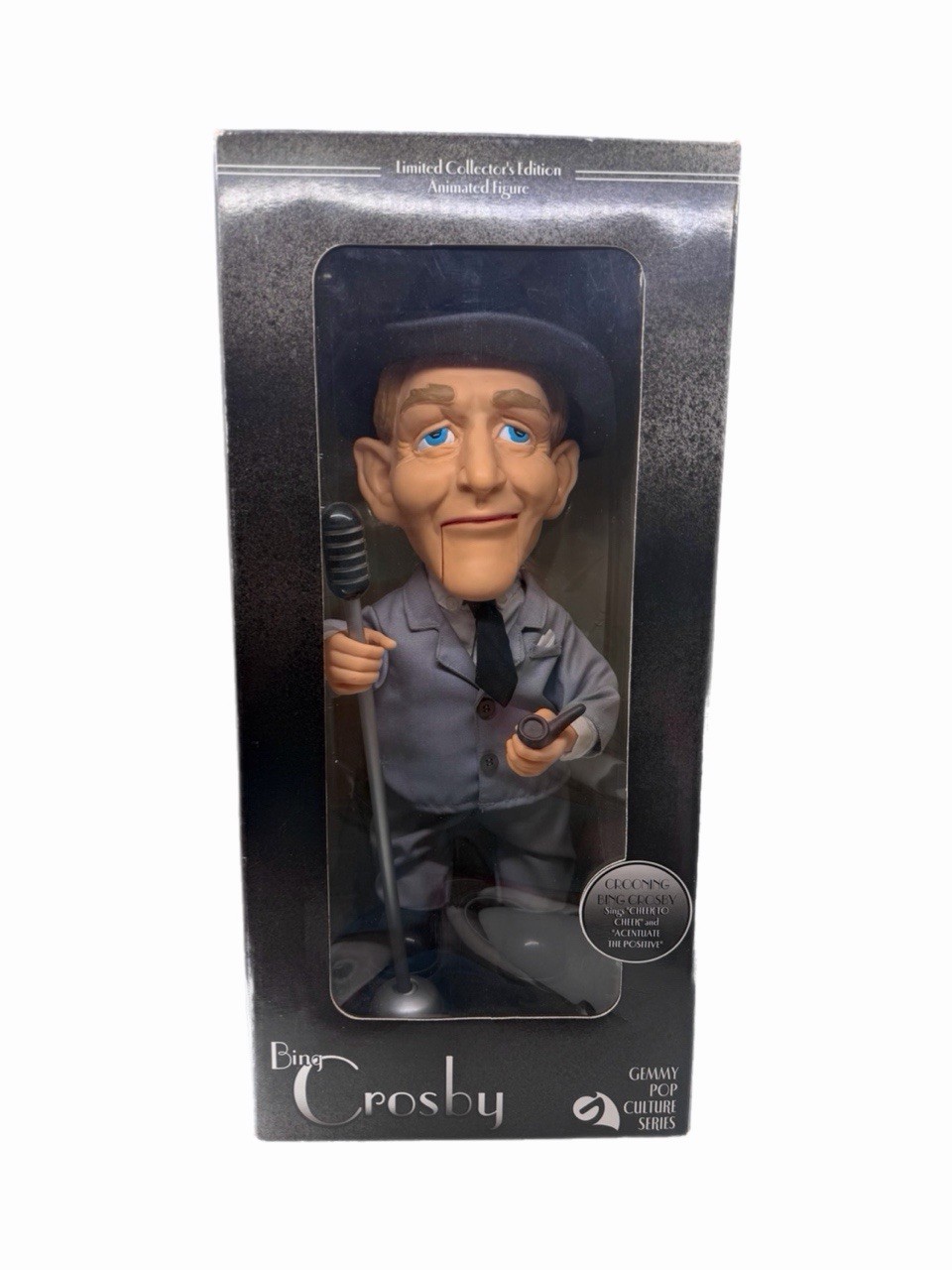 Rare Vintage Gemmy Pop Culture Animated Bing Crosby Singing Figure 18 Inch READ Rare Vintage Gemmy Pop Culture Animated Bing Crosby Singing Figure 18 Inch READ