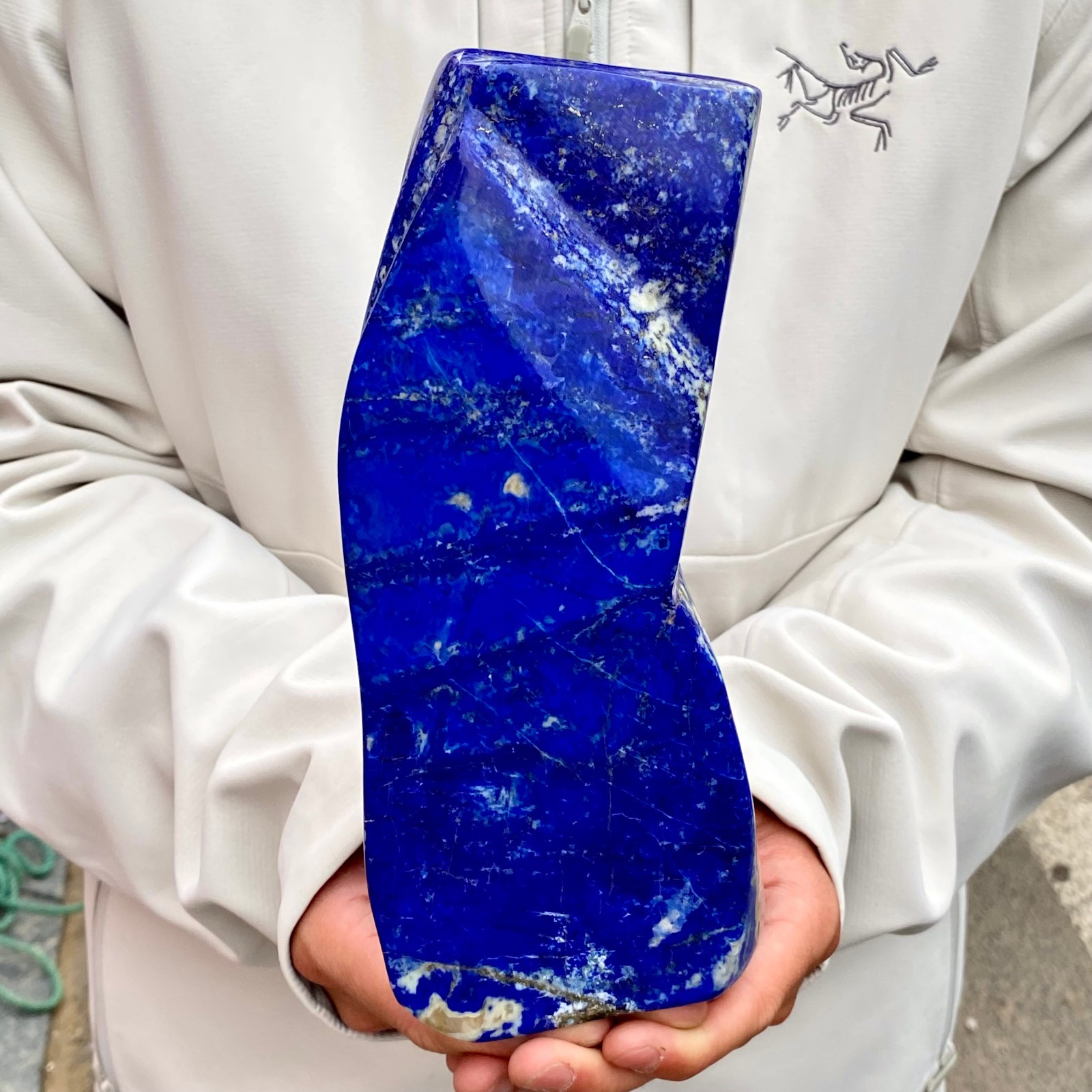4.47LB TOP Natural Lapis Lazuli jasper quartz crystal Furnishing articles 4.47LB TOP Natural Lapis Lazuli jasper quartz crystal Furnishing articles