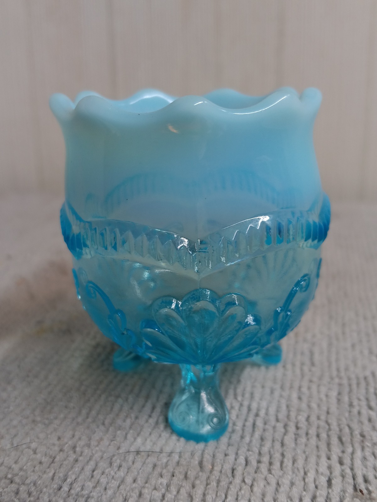 Model Flint Manila Opalescent Blue Toothpick Model Flint Manila Opalescent Blue Toothpick