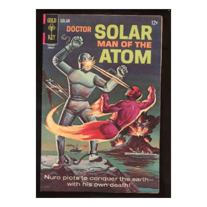 Doctor Solar: Man of the Atom (1962 series) #22 in VF minus. Gold Key comics [v/