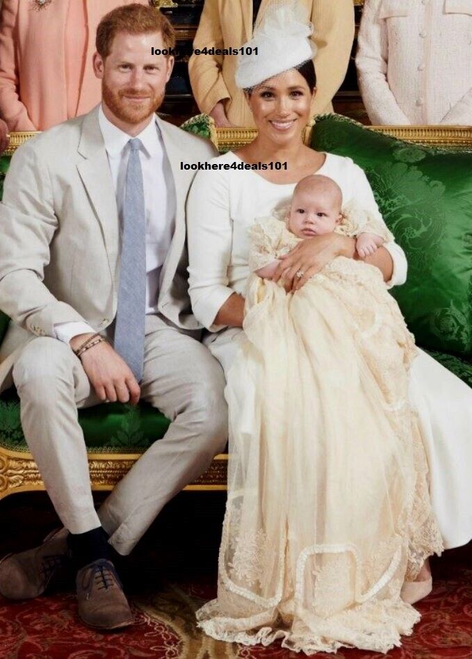 MEGHAN MARKLE Photo 4x6 Baby Archie Christening Prince Harry Royal Family