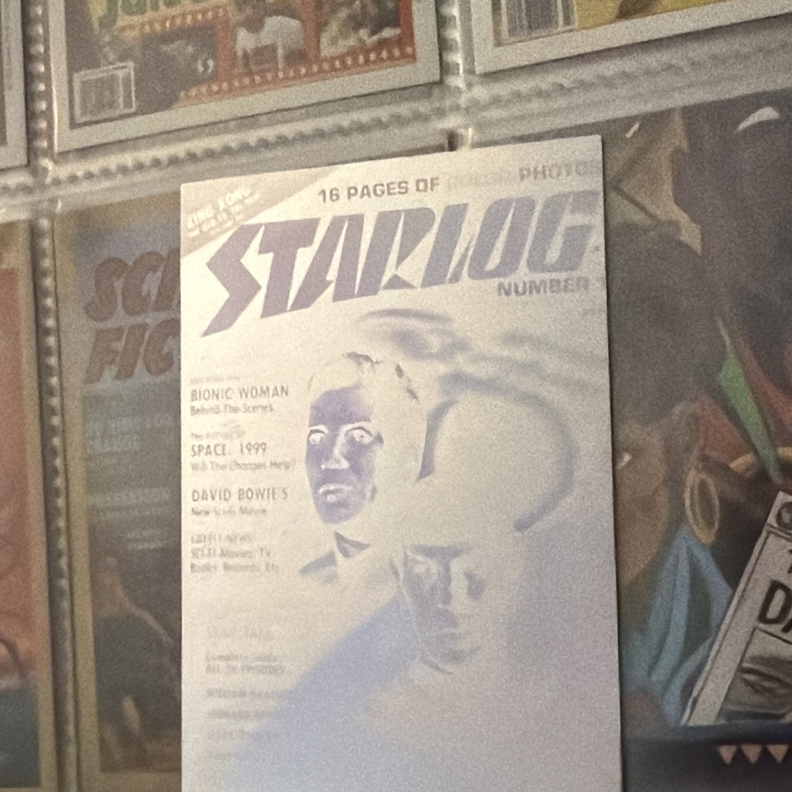 1993 Starlog Hologram #1, Great condition, silver, Mint