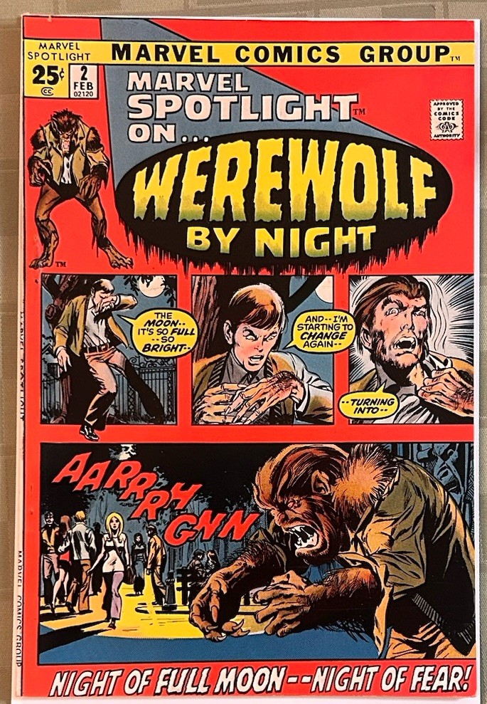 Marvel Spotlight #2 (1971) 1st Werewolf by Night One Owner Smoke Free VF-NM Raw Marvel Spotlight #2 (1971) 1st Werewolf by Night One Owner Smoke Free VF-NM Raw
