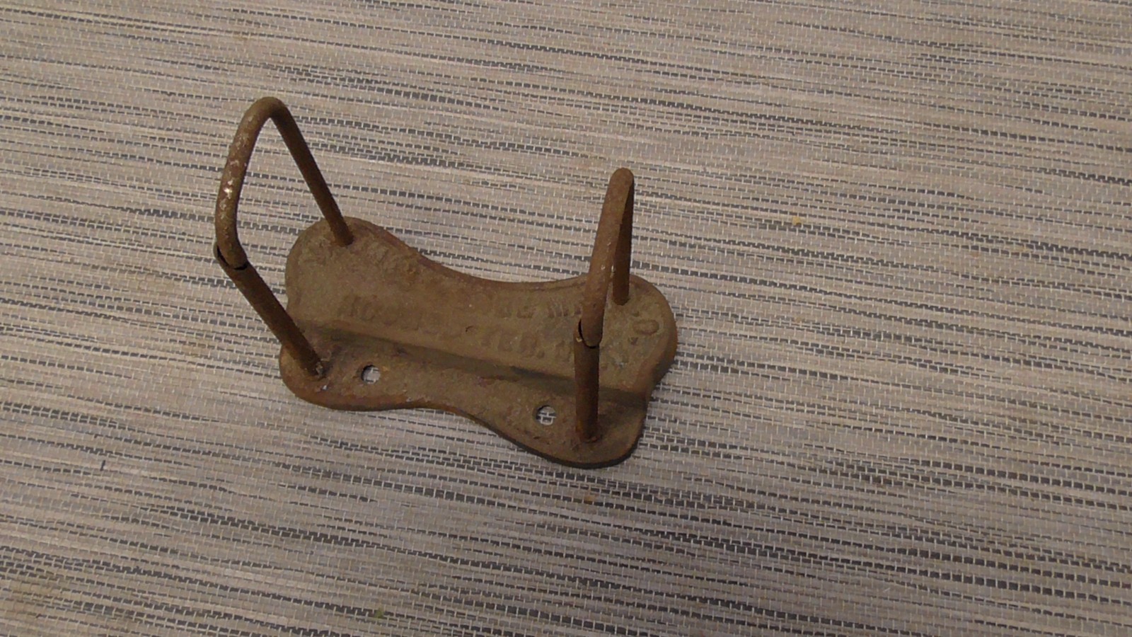 Antique vintage Yawman & Erbe Mfg. Co. Bill Receipt Holder Rochester, NY Antique vintage Yawman & Erbe Mfg. Co. Bill Receipt Holder Rochester, NY