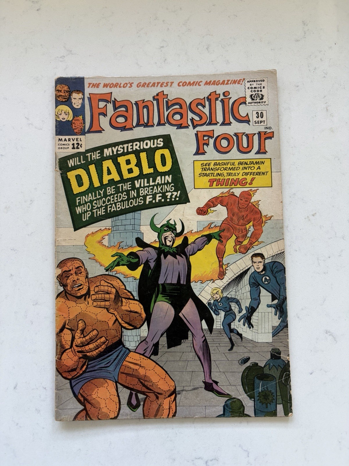 Fantastic Four #30 Marvel 1964 - 1st appearance of Diablo Fantastic Four #30 Marvel 1964 - 1st appearance of Diablo
