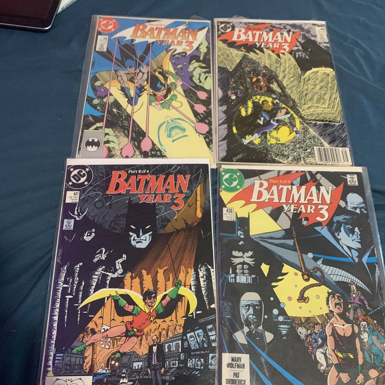 Batman Year Three Batman 436-439 1st Appearance Of Tim Drake Also 2nd Printing