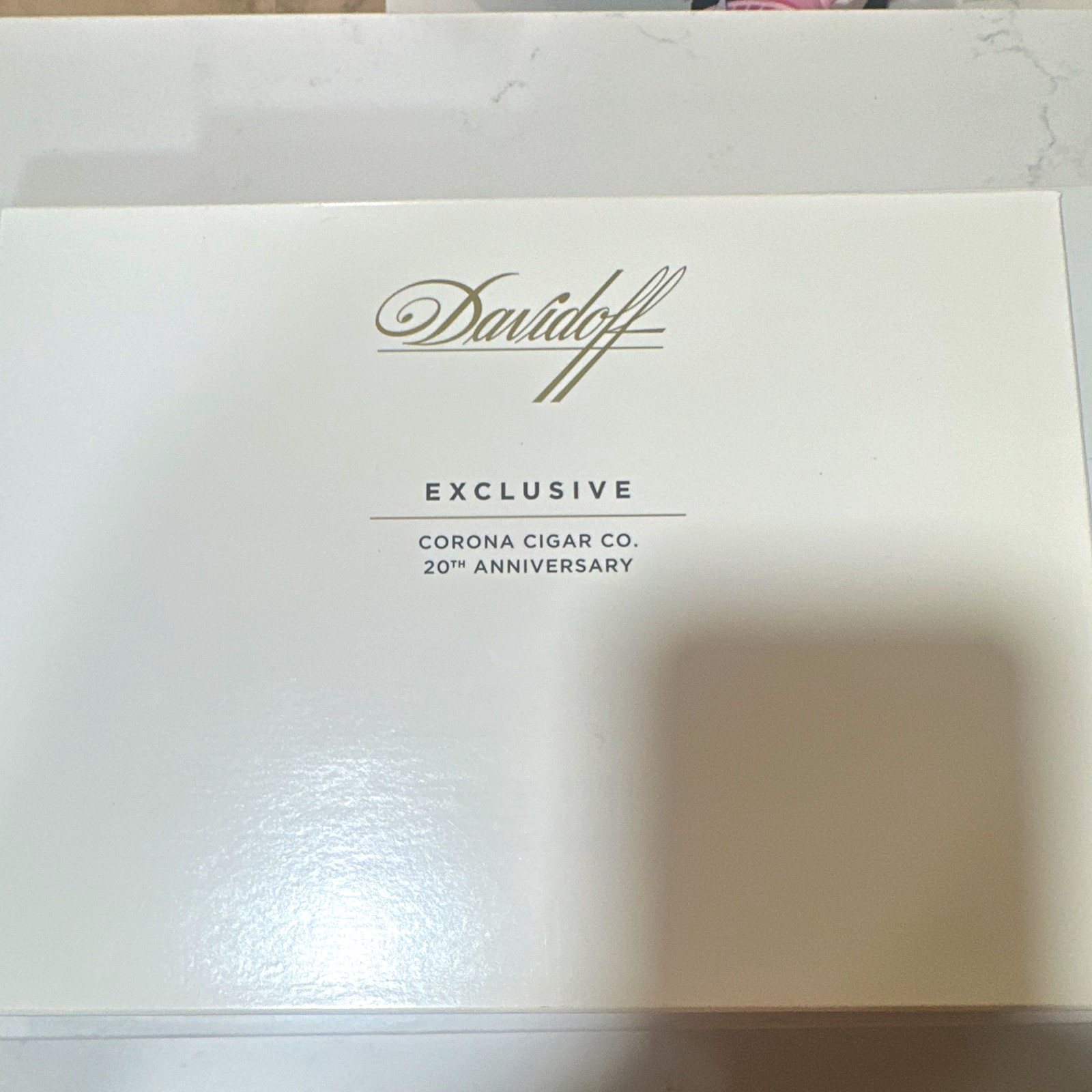 Rare Davidoff Exclusive Corona Cigar Co. 20th Anniversary Belicoso Box Rare Davidoff Exclusive Corona Cigar Co. 20th Anniversary Belicoso Box