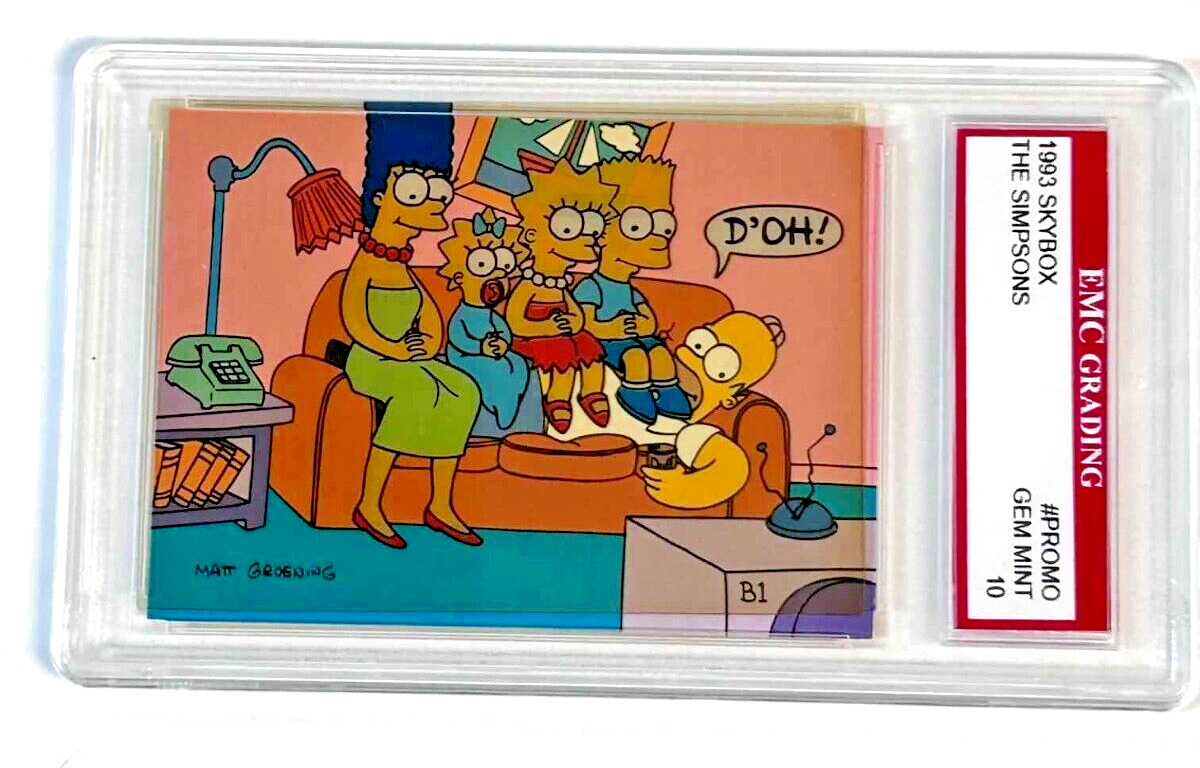 Simpsons Skybox Promo Cel Cards From 1993 Gem Mint 10