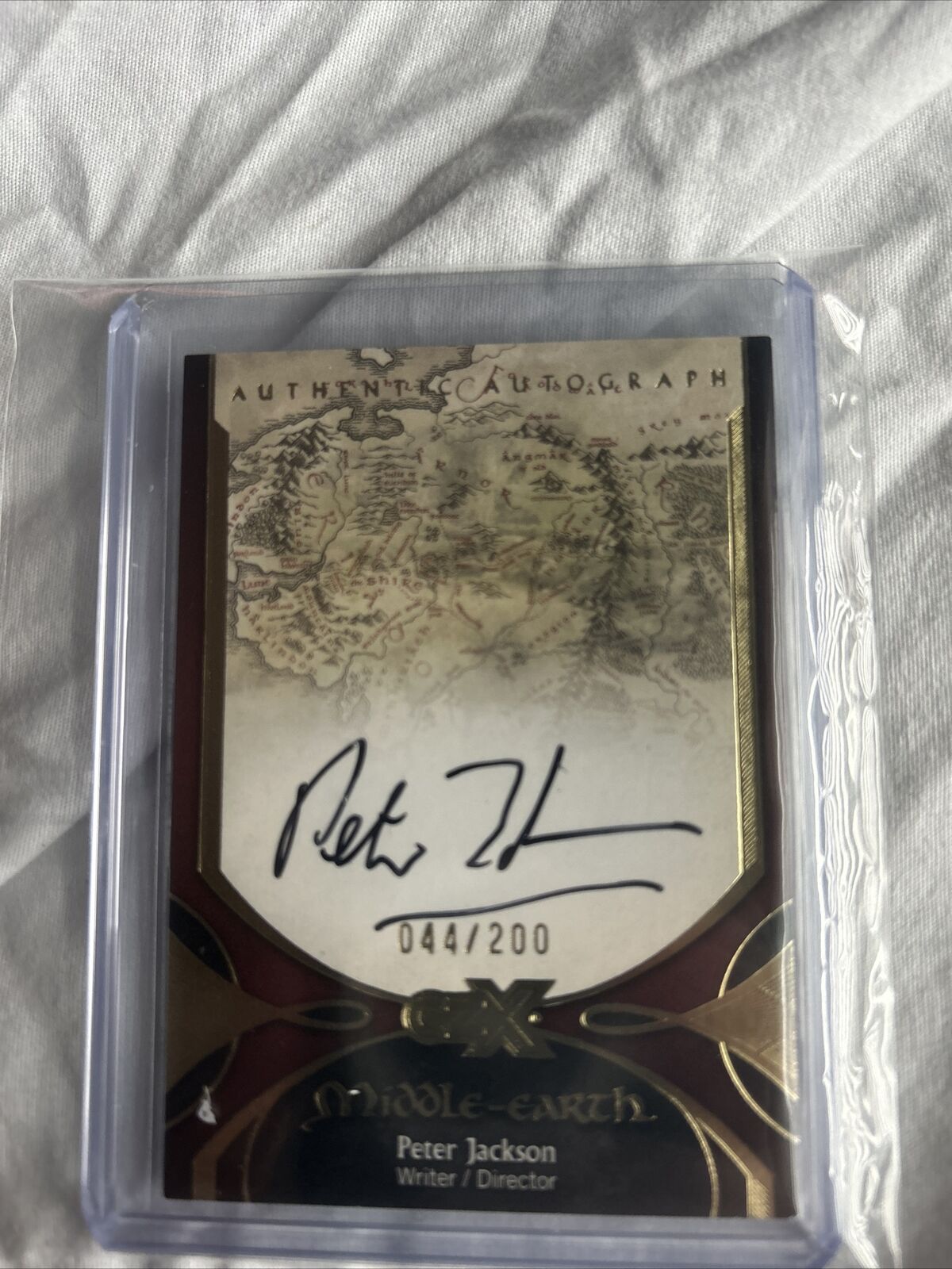 2022 CZX Middle Earth Autograph Card Peter Jackson Director 044/200
