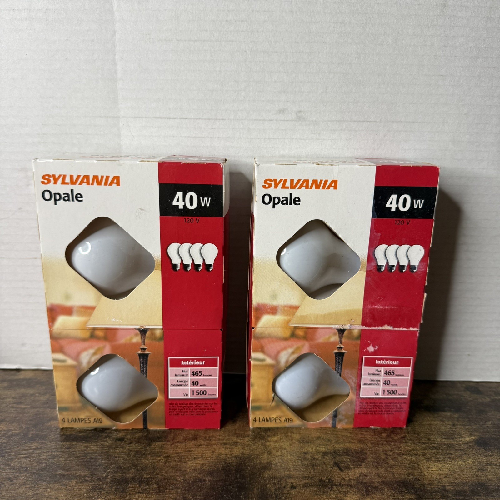 Sylvania 40W Soft White A19 Incandescent Bulbs lot 2-pack 8bulbs NOS Made in USA Sylvania 40W Soft White A19 Incandescent Bulbs lot 2-pack 8bulbs NOS Made in USA