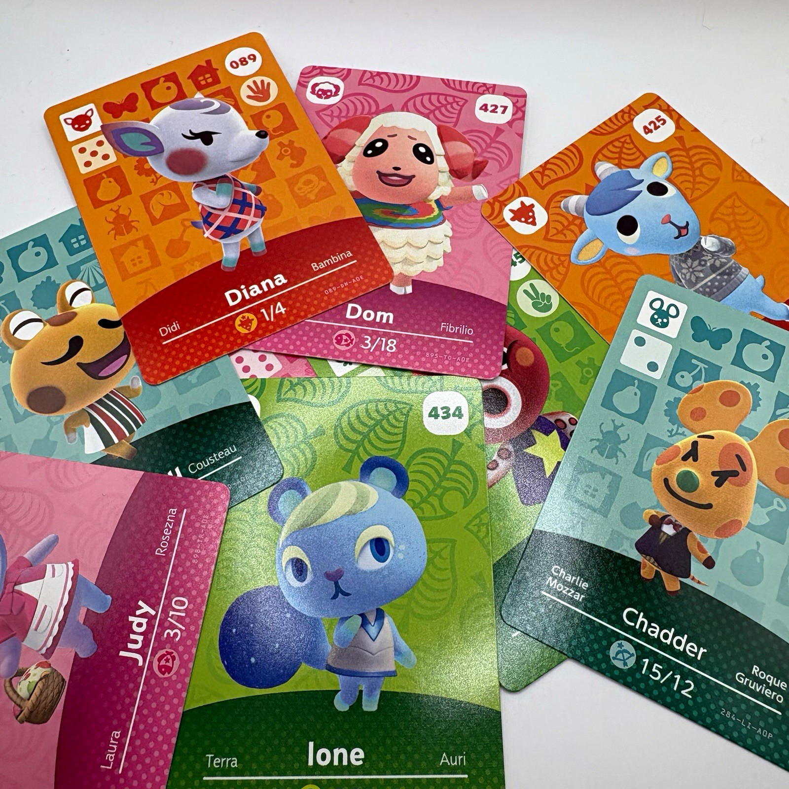 Nintendo Animal Crossing Amiibo Cards Lot of 10 Cheri Diana Dom + more Nintendo Animal Crossing Amiibo Cards Lot of 10 Cheri Diana Dom + more