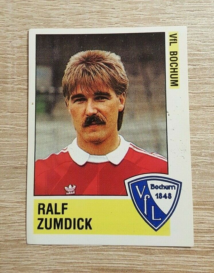 Panini football 89 5 Ralf Zumdick VFL Bochum Bundesliga 1989 sticker